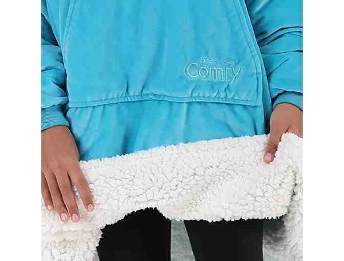 THE COMFY Original JR Wearable Blanket- Aqua- Child