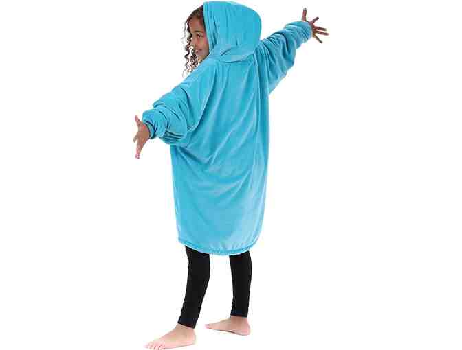 THE COMFY Original JR Wearable Blanket- Aqua- Child
