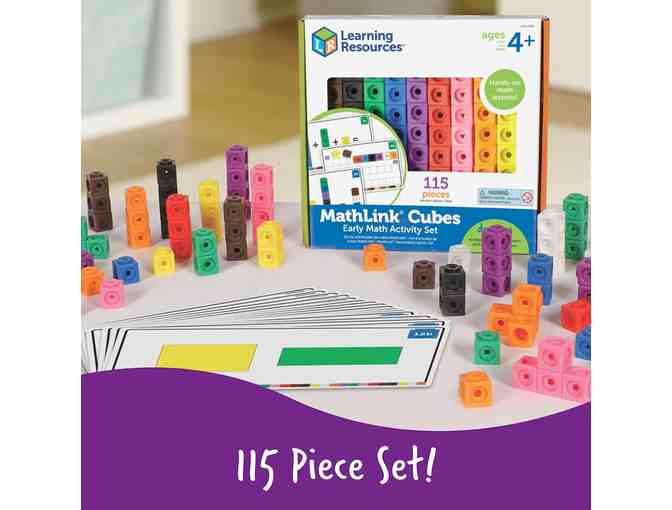 Learning Resources Mathlink Cubes Early Math Activity Set and Botley the Coding Robot