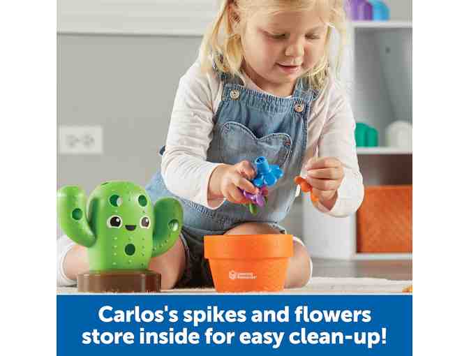 Learning Resources Spike the Fine Motor Hedge Hog and Carlos the Pop and Count Cactus