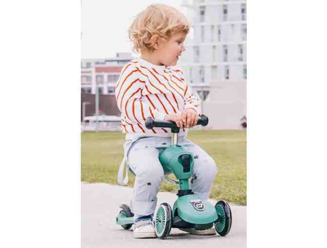 Scoot and Ride HighwayKick 1 with Helmet(S/M)- Forest