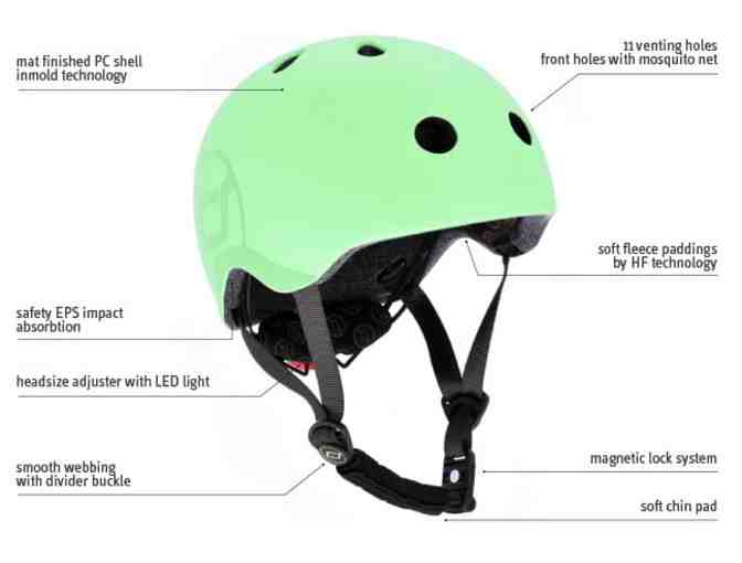Scoot and Ride HighwayKick 3 with Helmet(S/M)- Kiwi