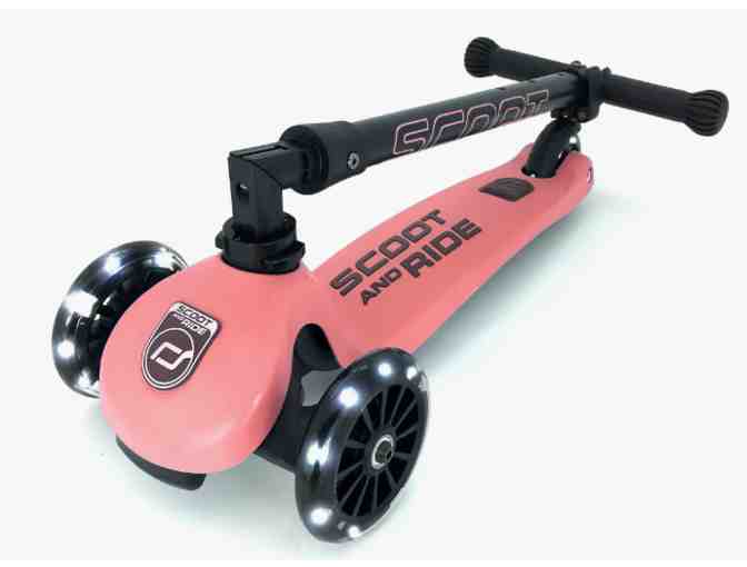 Scoot and Ride HighwayKick 3 with Helmet(S/M)- Peach