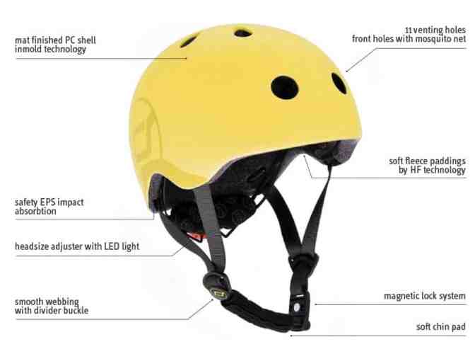 Scoot and Ride Helmet - Lemon Size Small/Medium