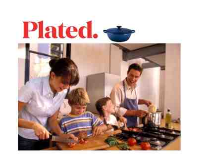$385 value Gift Card to PLATED & A Beautiful Le Creuset 3.5 Quart Chef's Oven
