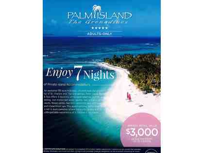 7 Nights at PALM ISLAND RESORT & SPA