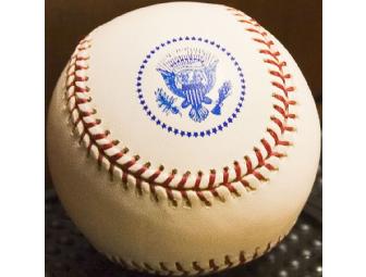 President Bush Personalized and Signed Baseball