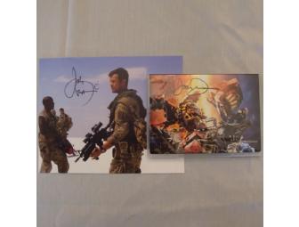 Autographed Transformers DVD and Photo by Josh Duhamel