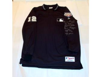2009 World Series Majestic Jersey Crew Signed