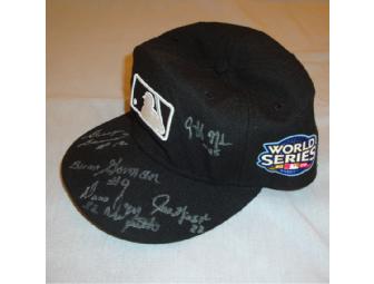 2009 World Series Ump Signed Hat