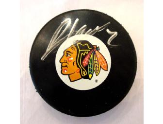 Chicago Blackhawks Autographed Puck and Photo, Duncan Keith
