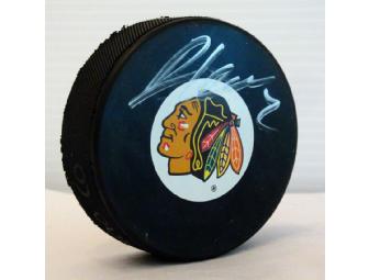 Chicago Blackhawks Autographed Puck and Photo, Duncan Keith