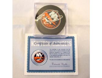 New York Islanders Autographed Puck, Richard Park