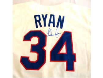 Nolan Ryan HOF '99 Autographed Jersey