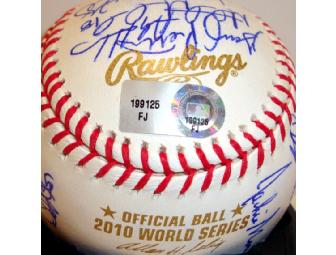 Texas Rangers Team-Signed World Series Baseball (MLB Authenticated)