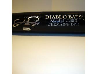 Jermaine Dye Signed Bat