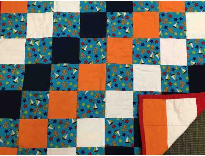Nautical Flannel Baby Quilt