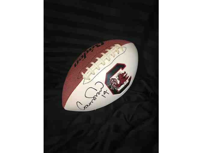 USC Autographed Football - Connor Shaw