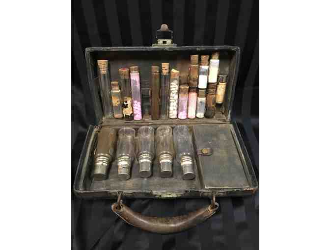 Antique Leather Medicine Case