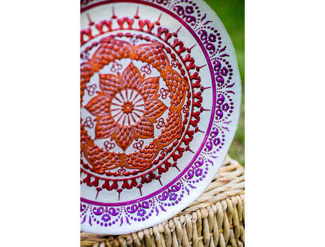 Decorative Glass Plate