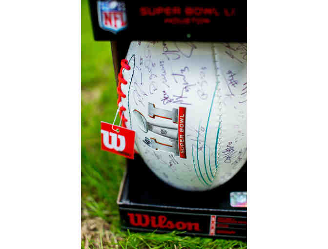 ATL Falcons Team Signed NFL Wilson Official Super Bowl 51 LI Commemorative Football