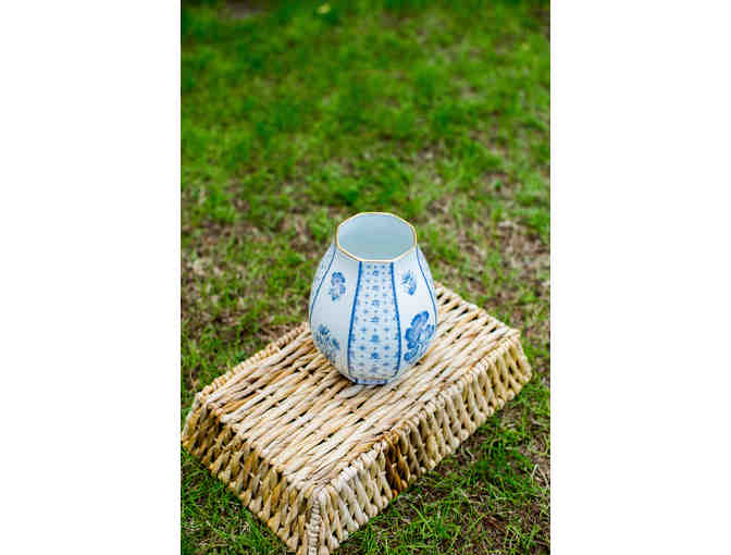 Okame Art China Porcelain Vase