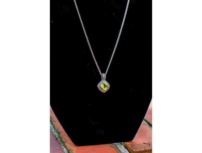 Sterling Silver Peridot Necklace