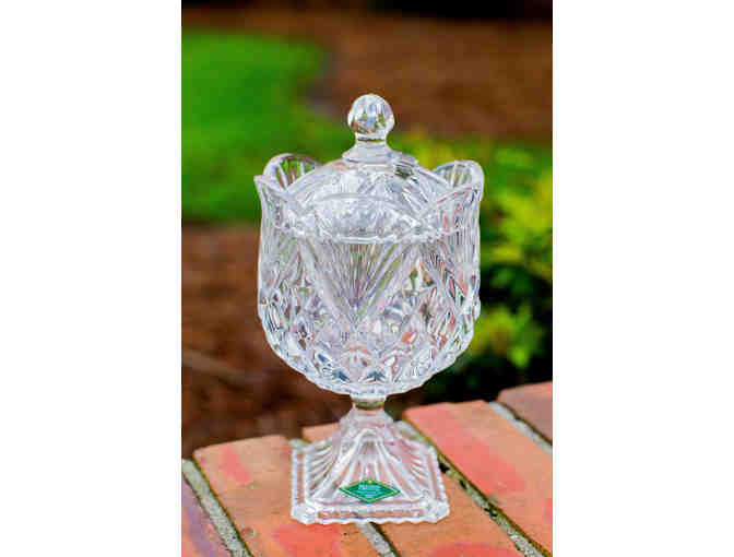 Crystal Pineapple Footed Candy Box
