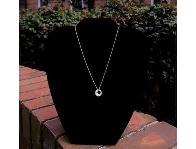 Argentium Diamond and Sterling Silver Necklace