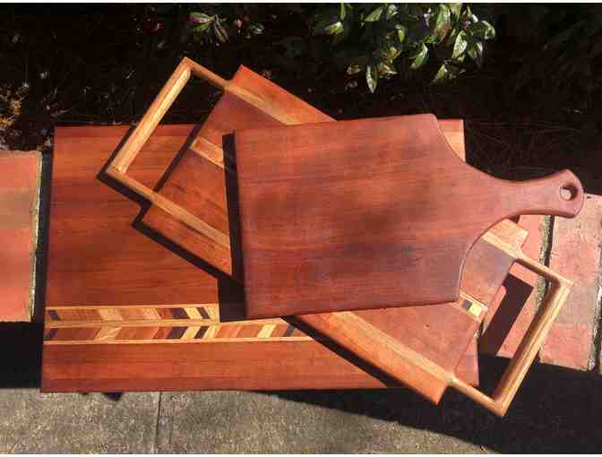 Hardwood Cutting Board Set - Handmade by SOM Student - 1 of 2