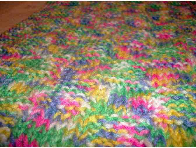 Multicolored Stroller Blanket