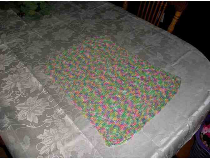 Multicolored Stroller Blanket