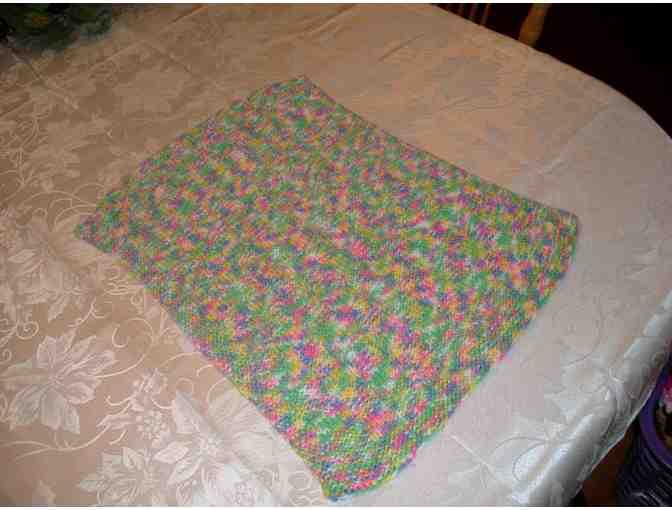 Multicolored Stroller Blanket