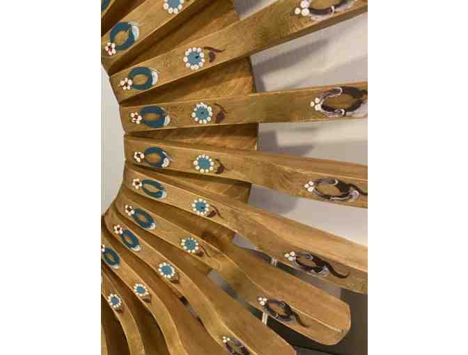 Bauernmalerei/Norwegian Rosemaling Sun Mirror