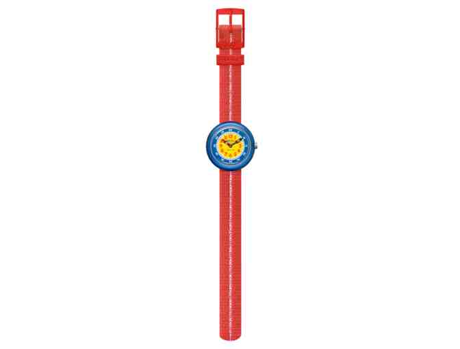 Flik Flak Retro Collection Watch - Retro Red - with Magic Wood Story Book