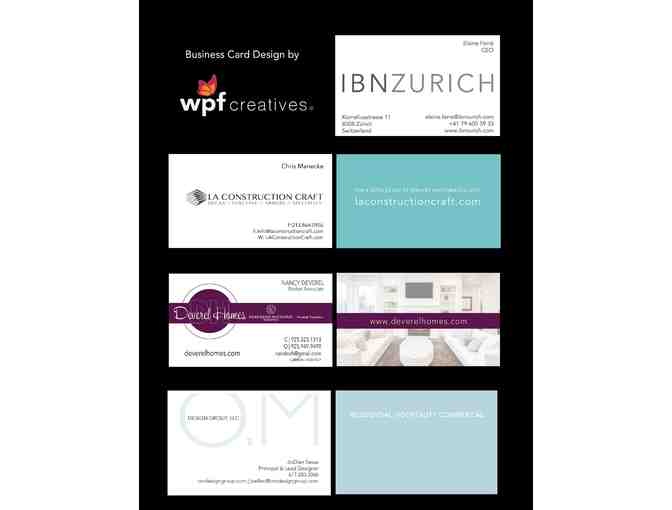 $350 Gift Certificate for Business Card Graphic Design
