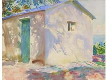 John Singer Sargent's "Lights and Shadows Corfu" Fine Art Print- Framed