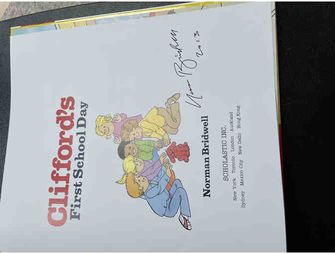 Autographed - Clifford the Big Red Dog 'Clifford's First School Day'