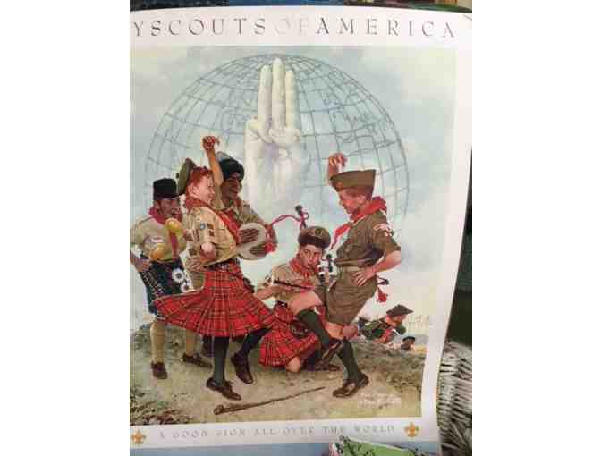 Boy Scouts of America, 6 Prints by Norman Rockwell