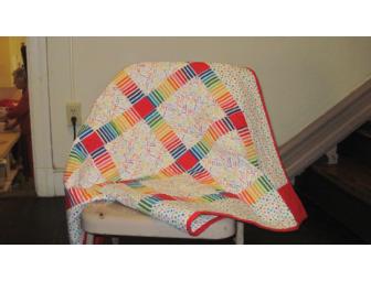 Hand Quilted Baby Blanket
