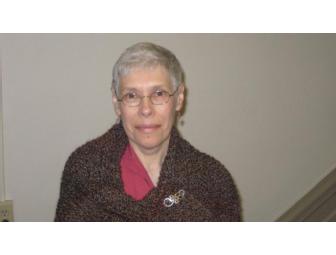 Knitting Circle Shawl and Sterling Silver Shawl Pin