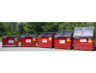 Use of a 6-cubic-yard Dumpster