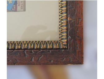 Framed Map of Oxford, England