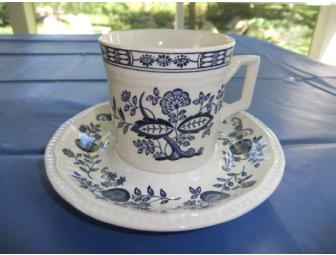 Kensington Staffordshire Blue Onion Ironstone