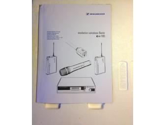 Sennheiser e100 series wireless microphone system