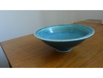 Turquoise, Hand Thrown Ceramic Bowl