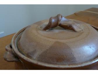 Hand Made, Covered, Small Casserole