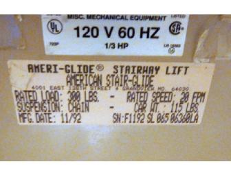AmeriGlide Electric Powered Stair Lift