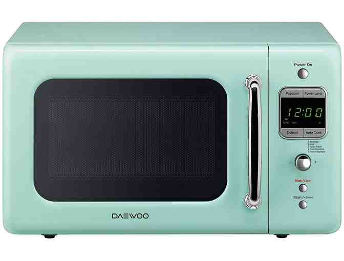 Daewoo KOR-7LRER Retro Countertop Microwave Oven (Mint) - Photo 1