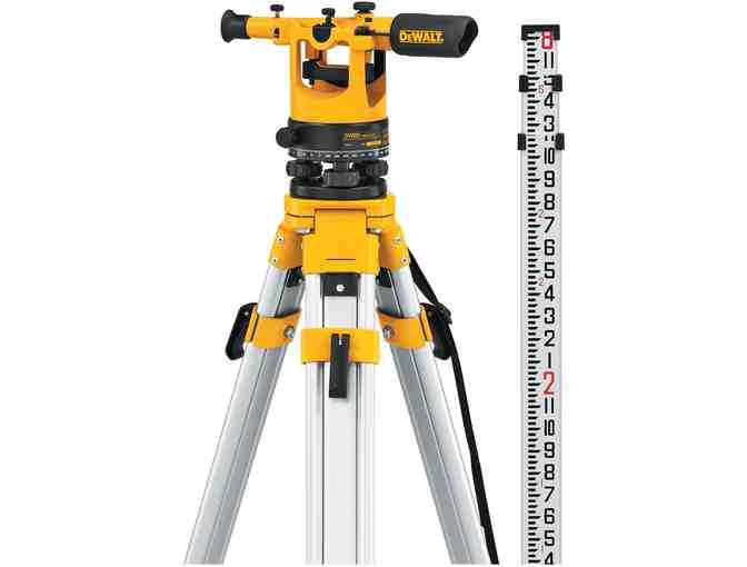 DEWALT 20X Transit Level-Pack age with Tripod, Rod, and Carrying Case - Photo 1